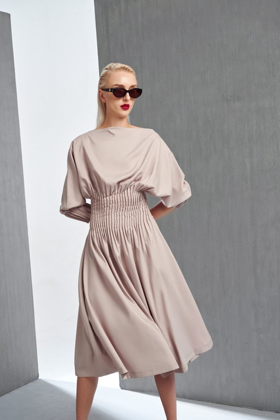 open lace back dress Chiffon Strapless Scarf Slit Gown by Ladivine CD383 – ABC Fashion
