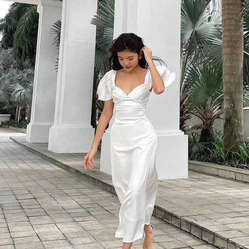 Cap Sleeve Empire Waist Special Occasion Dresses Empire Waist Midi Dress  Short Bell Sleeve Maxi Dress