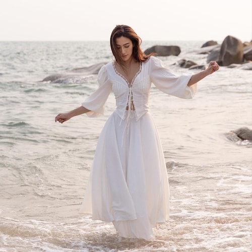 white double ruched skirt satin shirt dress White Satin Mini Skirt