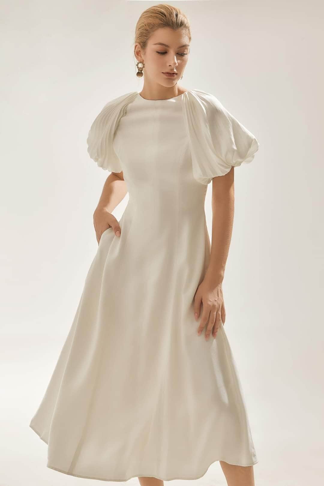 Cream Graduation Dress - Etsy