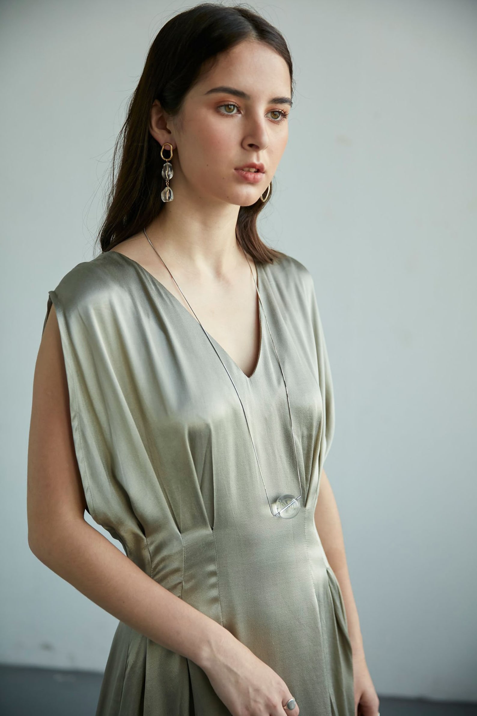 Silky Knit & Novelty A-Line Dress