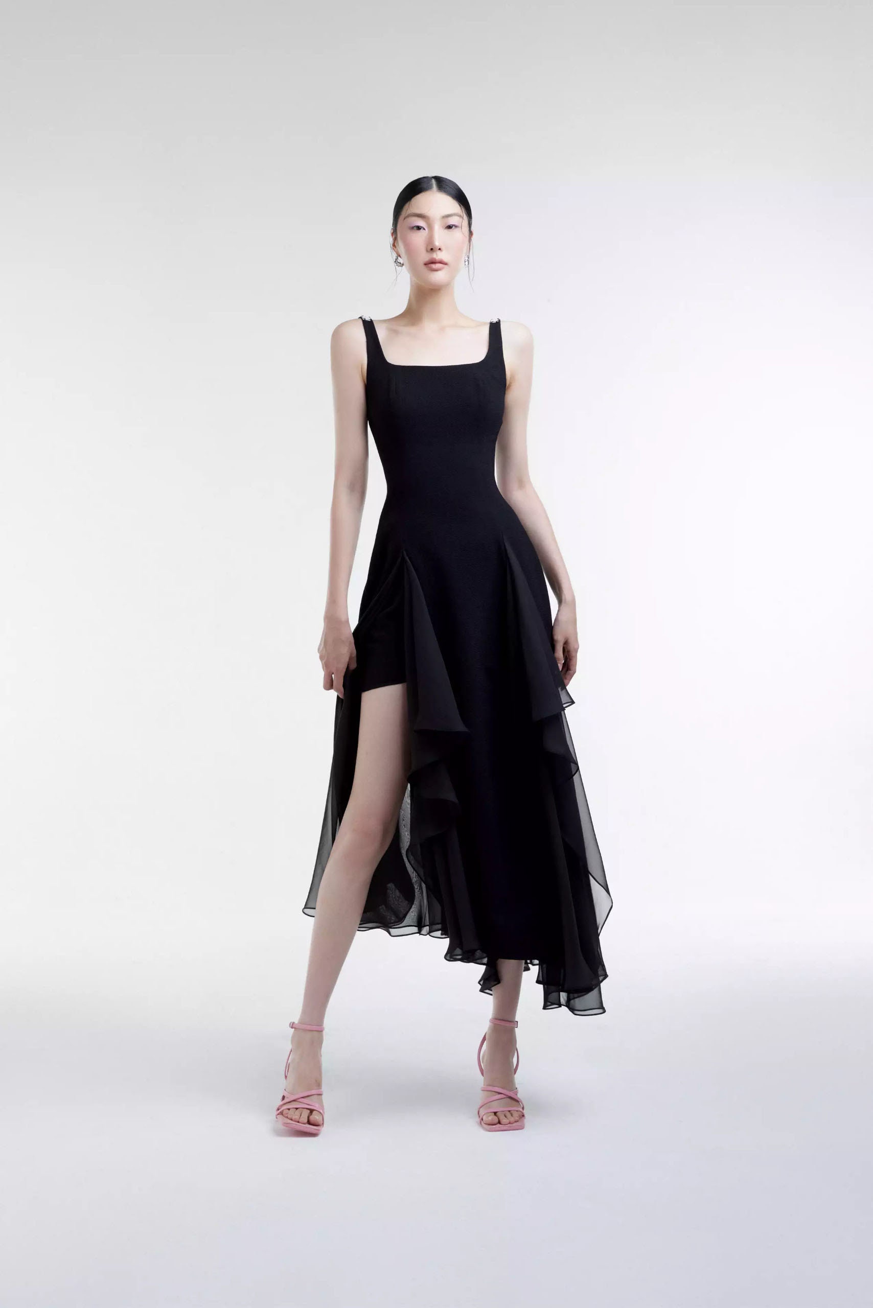 Black Organza Dress Asymmetrical Dress Evening Guest Dress Square Neck Maxi Dress Ruffle Cocktail Dress - Etsy Black Organza Dress Asymmetrical Dress Evening Guest Dress Square Neck Maxi Dress Ruffle Cocktail Dress - Etsy