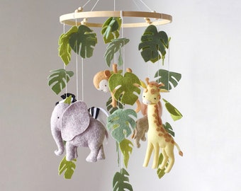 Monkey Baby Mobile Etsy
