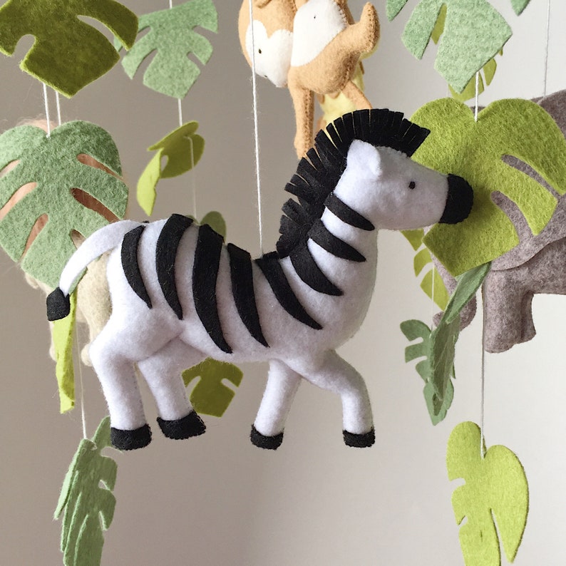 Safari Baby Mobile Crib Mobile Cot Mobile Safari Nursery Etsy