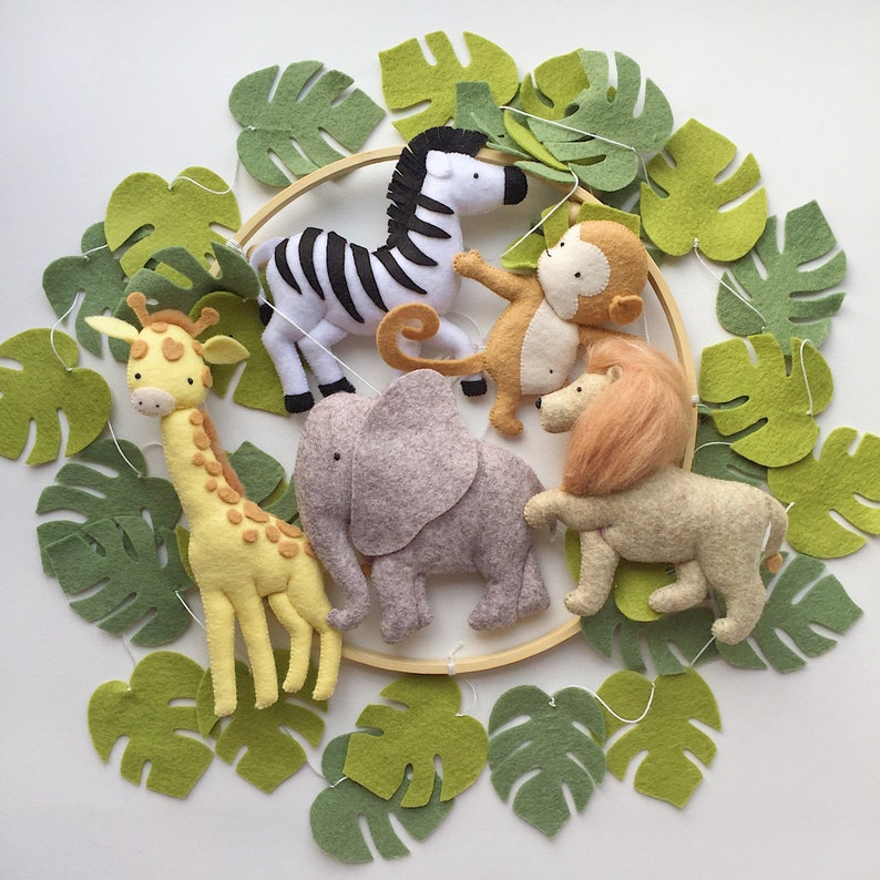 Safari Baby Mobile Crib Mobile Cot Mobile Safari Nursery | Etsy