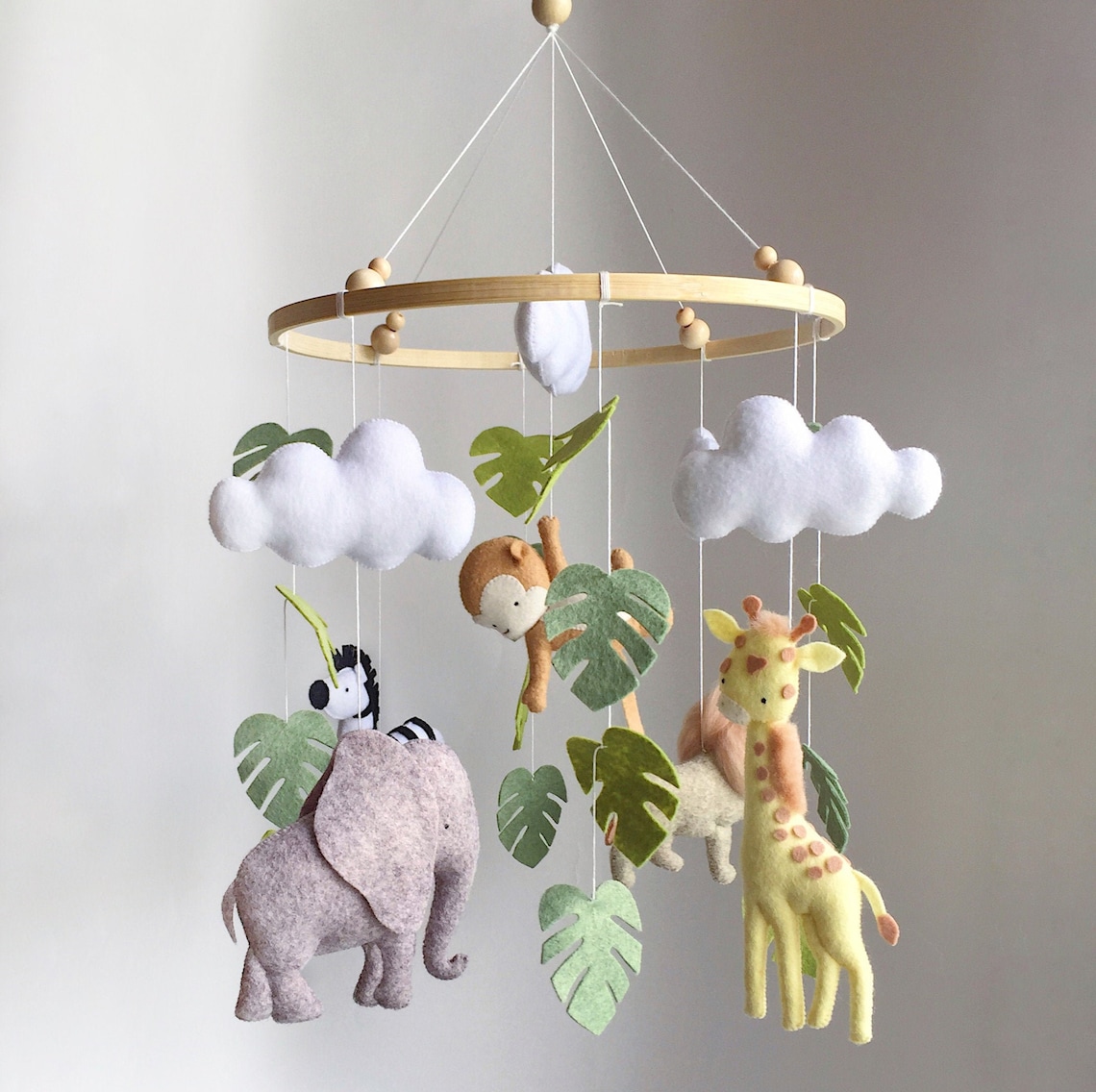 Safari Baby Mobile Crib Mobile Cot Mobile Safari Nursery Etsy