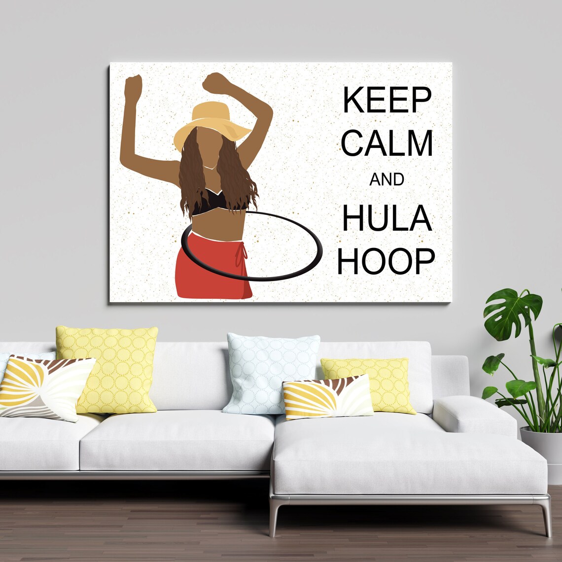 Hula Hoop Wall Art Keep Calm And Hula Hoop Poster Digital Etsy
