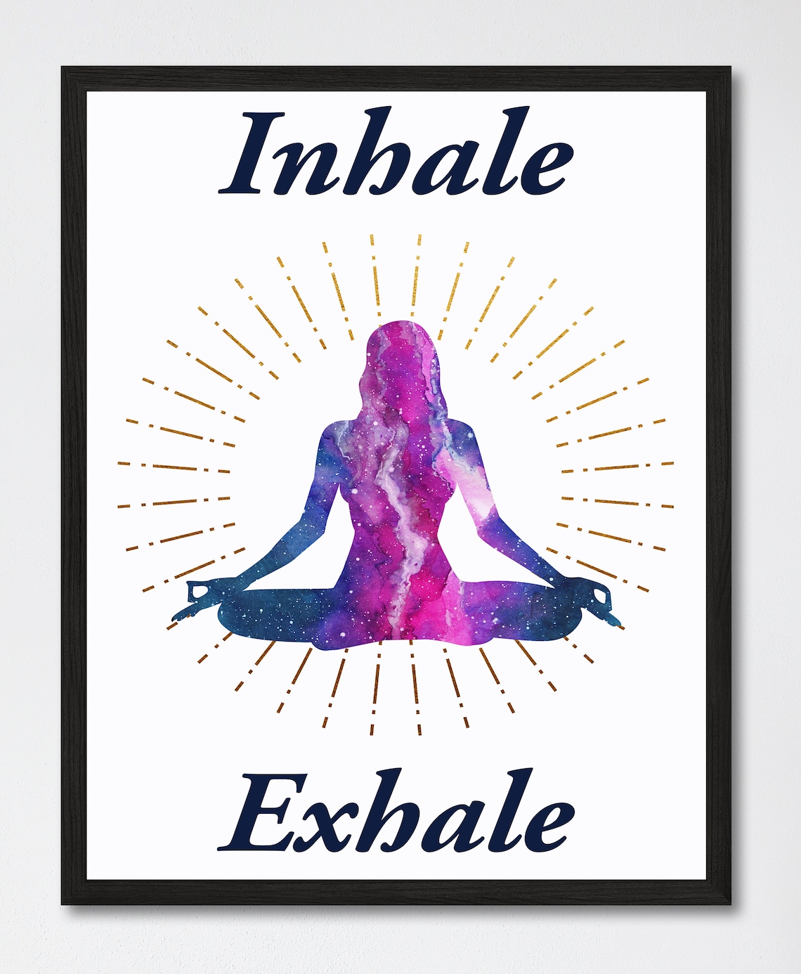 Meditation Poster Yoga Studio Decor Spiritual Instant Print | Etsy