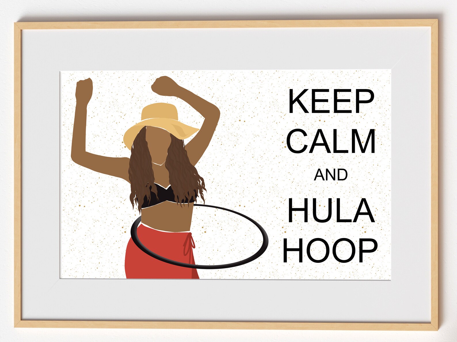 Hula Hoop Wall Art Keep Calm And Hula Hoop Poster Digital Etsy