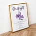 Amethyst Crystal Print Printable Poster Lists Healing Properties ...