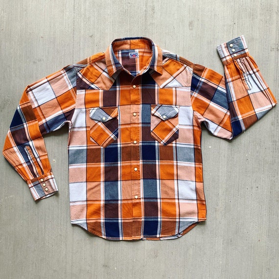 Vintage CORISCO Plaid Work Shirt