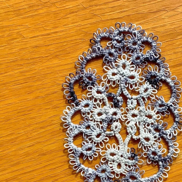 Intricate Diamond tatting pattern