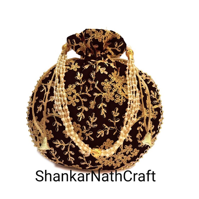 Lot Of 150 Indian Handmade Women/'s Embroidered Clutch Purse Potli Bag Pouch Drawstring Bag Wedding Favor Return Gift For Guests Free Ship