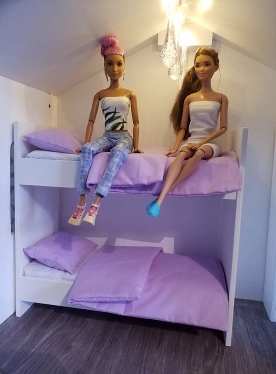 barbie twins bunk bed