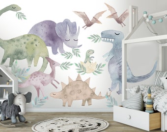 HEALLILY Animal Wall Sticker Road Cartoon Wall Decal Removable Wall Sticker Decorative Wall Paper for Kids Bedroom Nursery Room