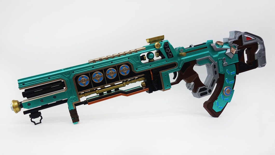 Flatline VK47 Teal Zeal Assault Rifle Replica From Apex Etsy