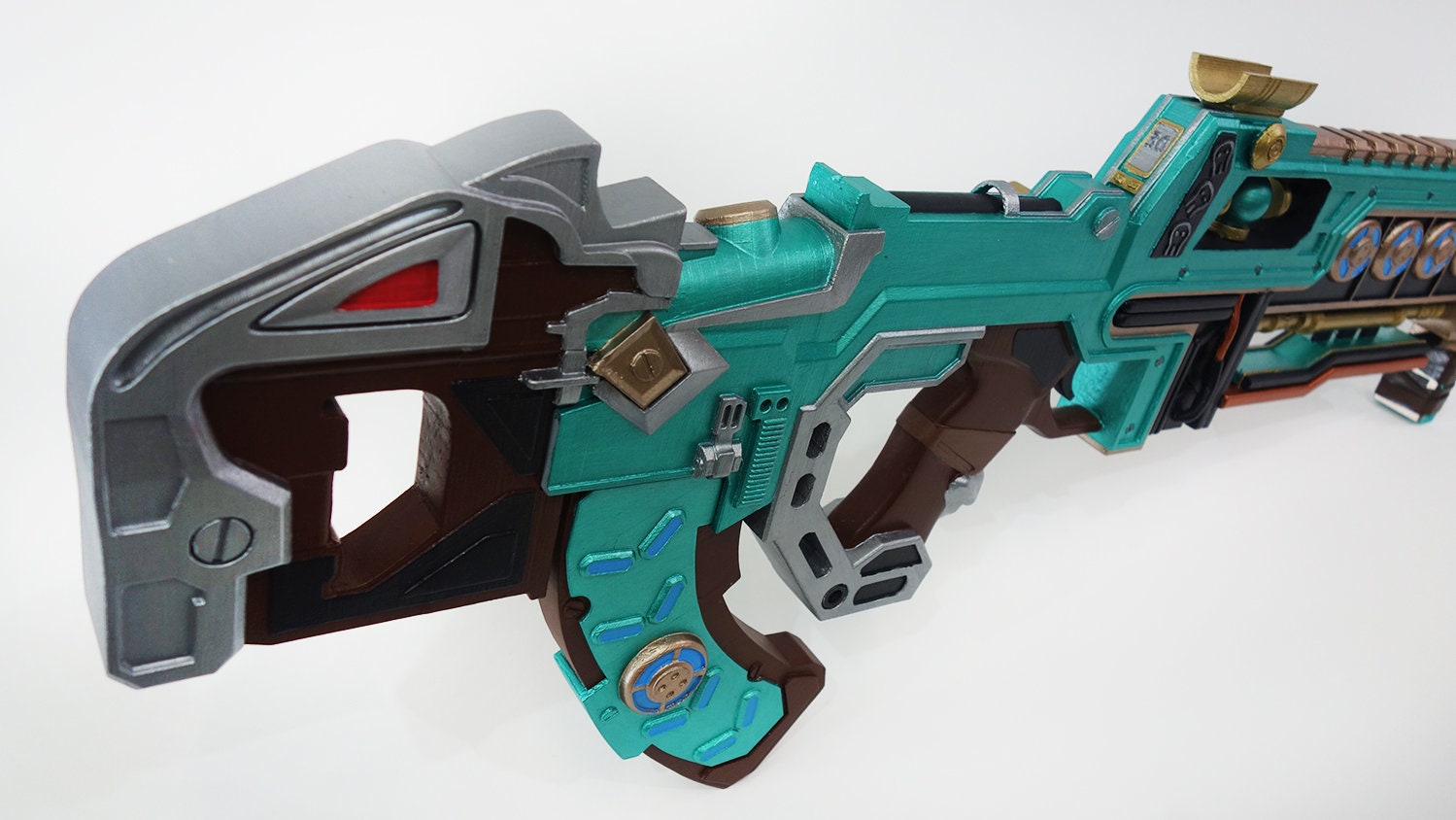 Flatline VK47 Teal Zeal Assault Rifle Replica From Apex Etsy UK