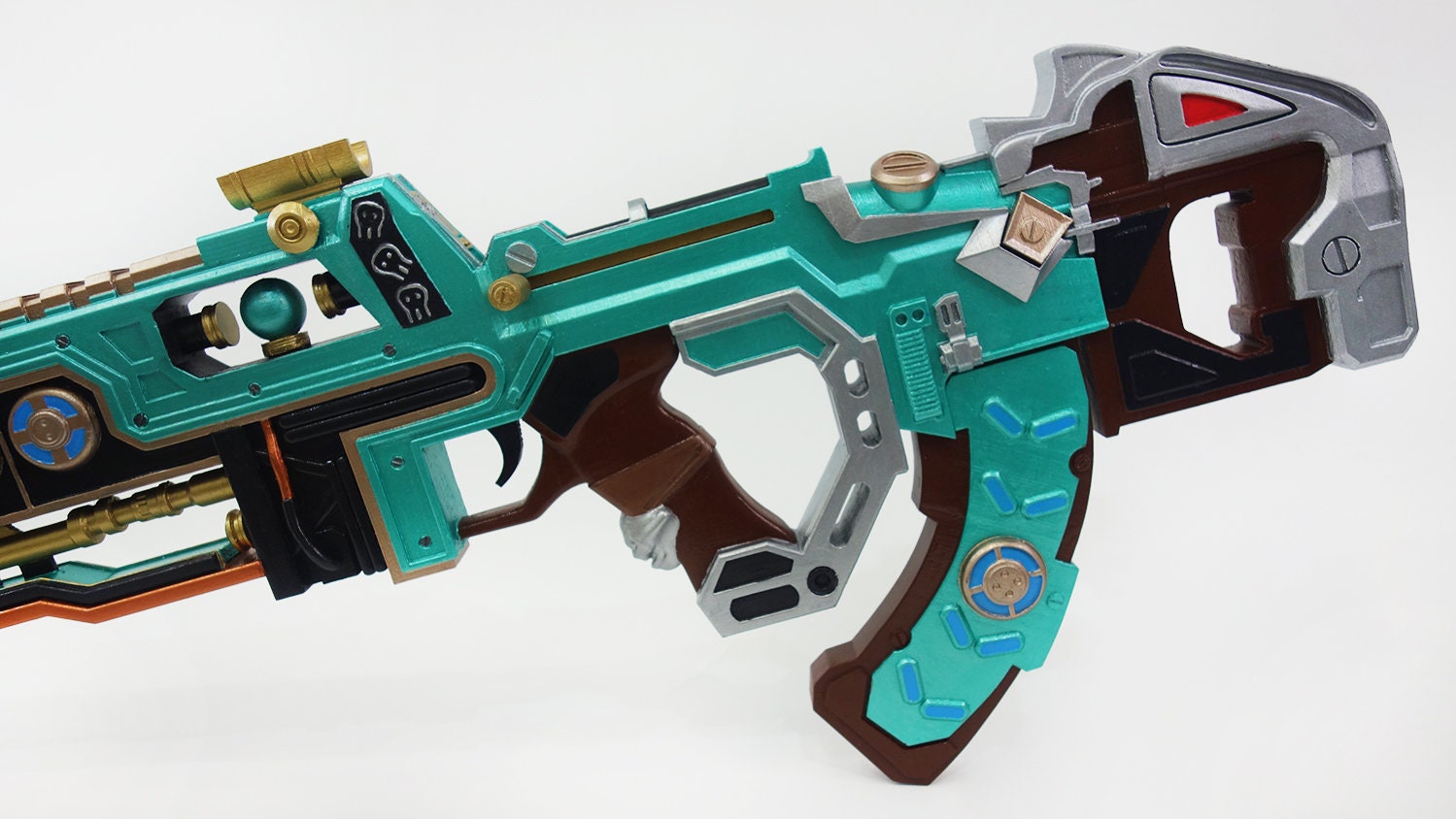Flatline VK47 Teal Zeal Assault Rifle Replica From Apex Etsy UK