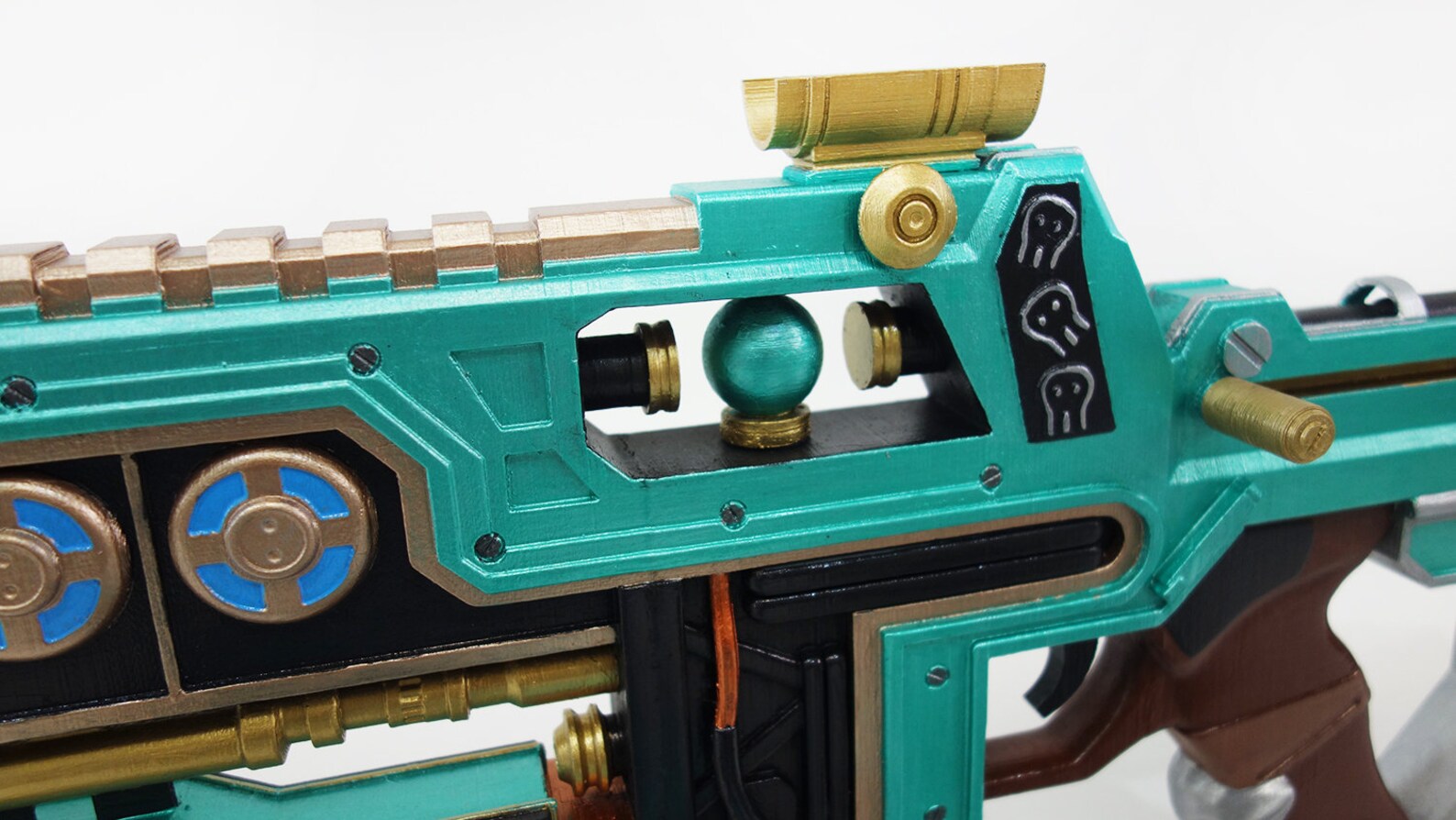 Flatline VK47 Teal Zeal Assault Rifle Replica From Apex Etsy Canada