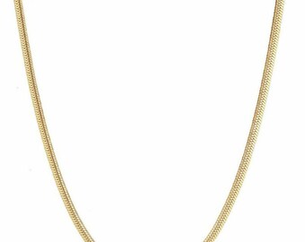 9ct Yellow Gold Round Snake Jewellery Chain 16"/18" 0.9mm Necklace Hallmarked 9ct Yellow Gold Round Snake Jewellery Chain 16"/18" 0.9mm Necklace Hallmarked