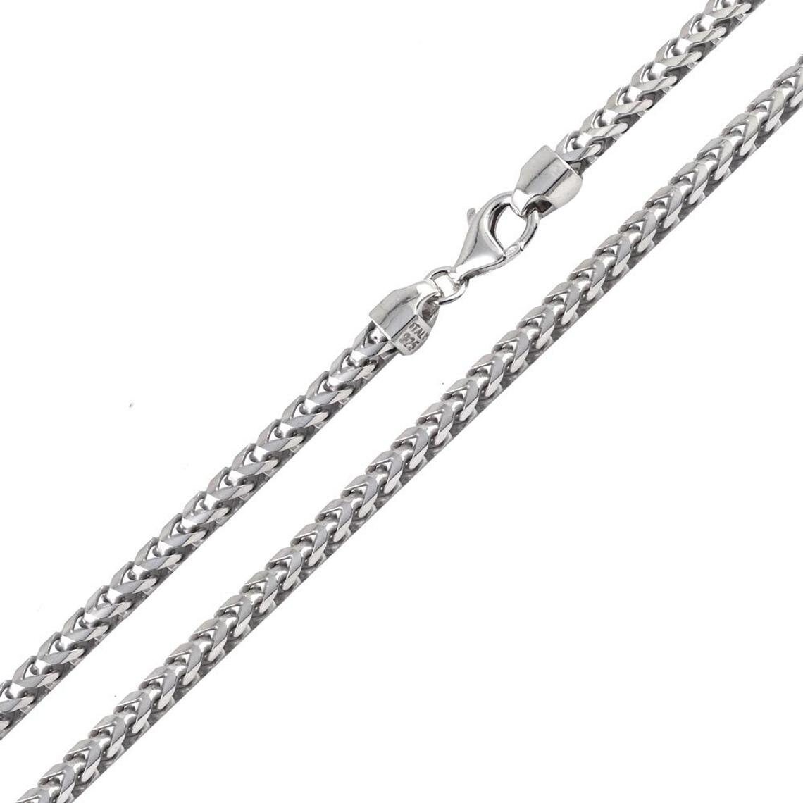925 Sterling Silver Solid Franco Chain 18 20 Etsy UK