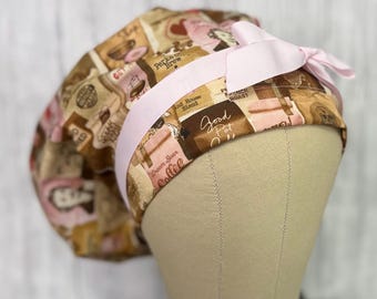 Deja Brew euro style minimalist scrub cap with cord lock and cinch ties