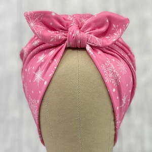 Rosie Riv Barbie It's Cold Stretch Scrub Mütze dehnbar Peeling Hut für lange oder kurze Haare Mode Turban, Rockabilly Head Wrap Chemo Cap