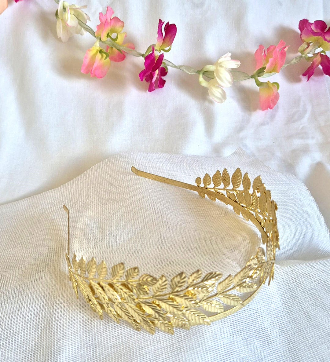 Greek Goddess Gold Leaf Headband // Ancient Greek Style Headdress ...