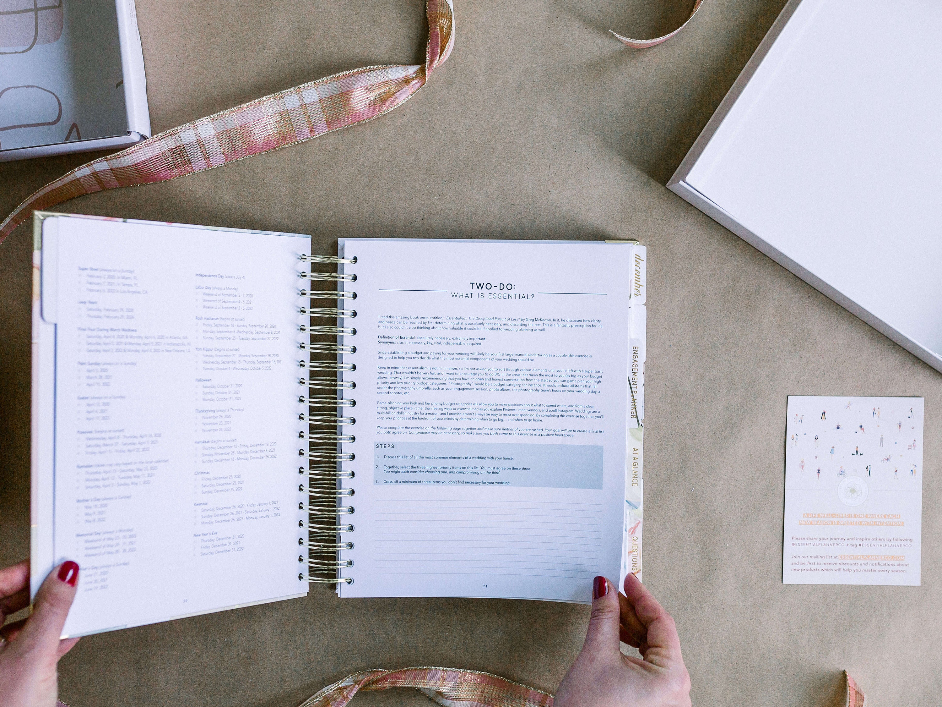 The Essential Wedding and Engagement Planner Etsy