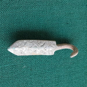 Viking Bronze quiver hook Kievan Rus 10-13 AD original artifact