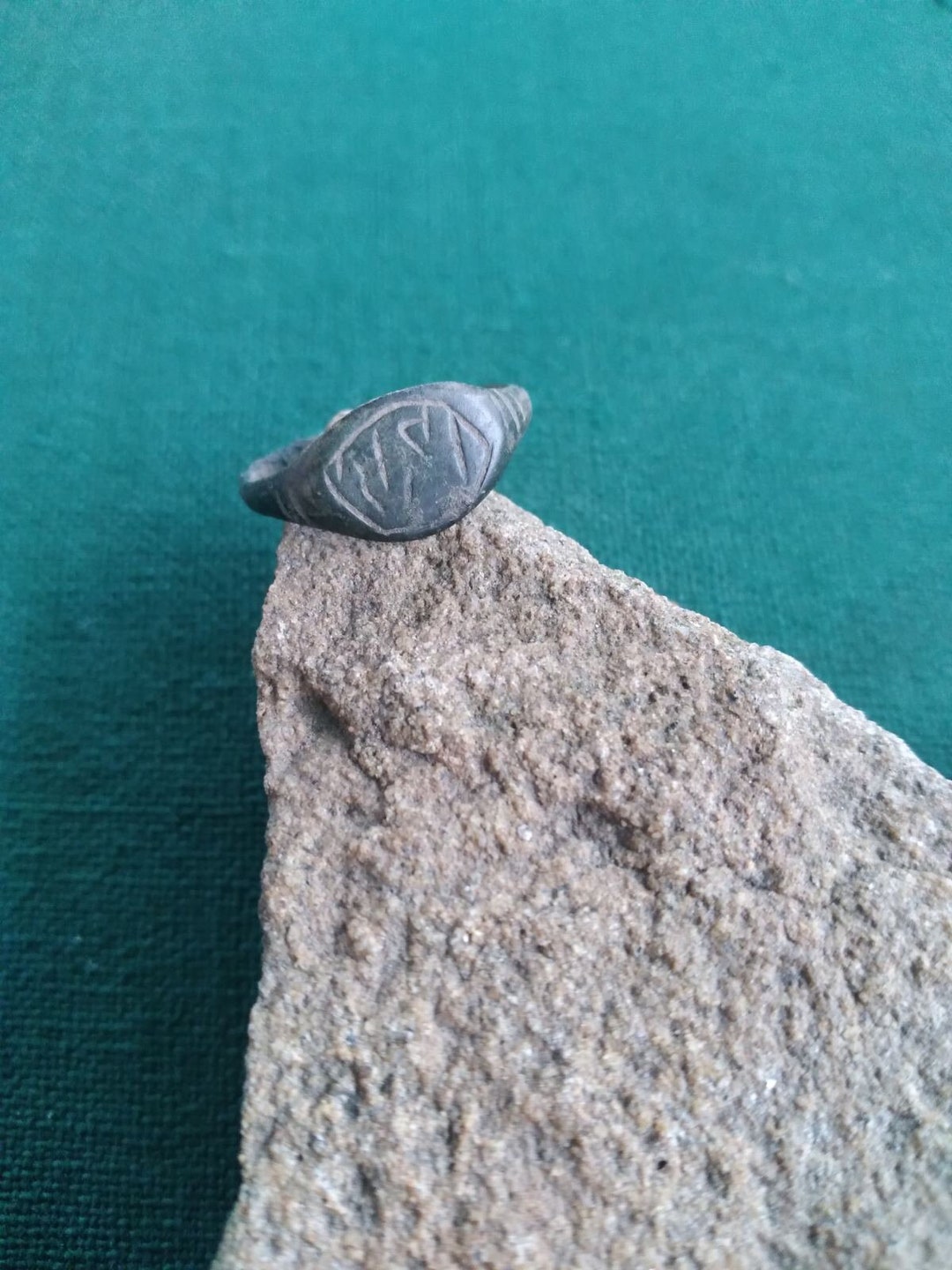 Ancient Viking Ring With the Inscription in Runes Kievan Rus - Etsy