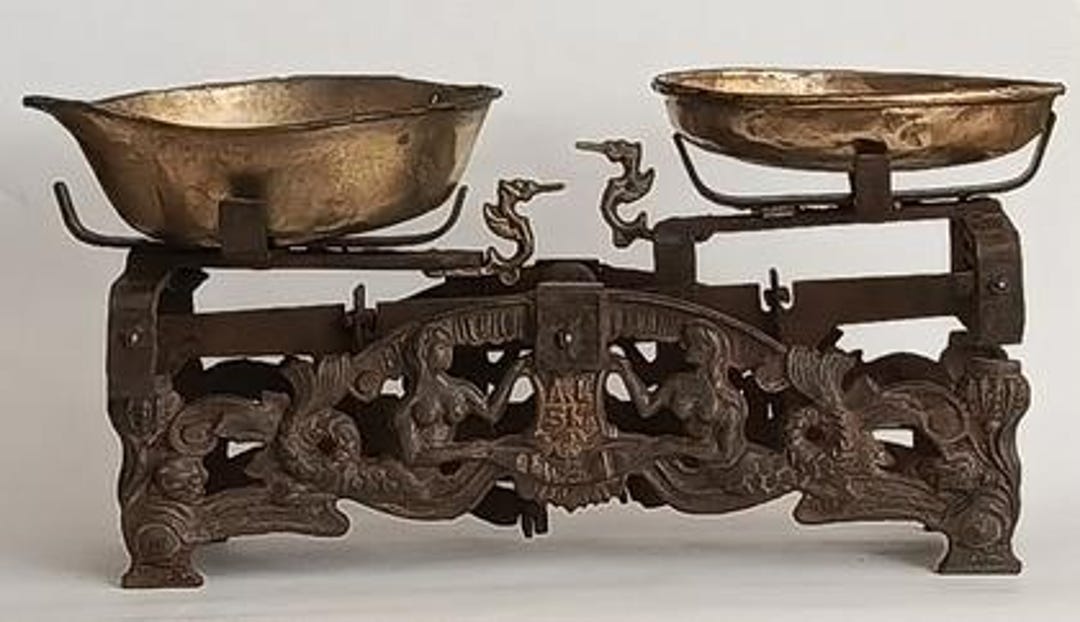 Antique Scales of the Beranger System .antique Cast Iron Balance Scale ...