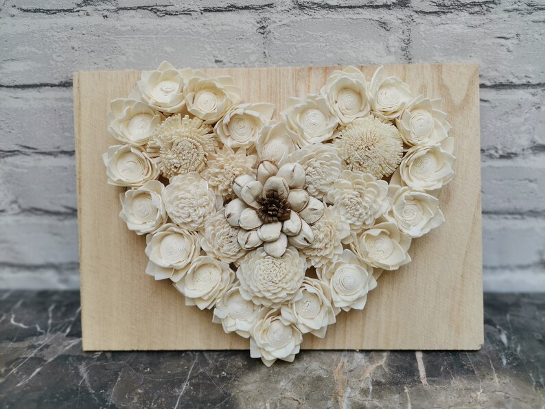 100pcs Sola Wood Flower Assortment Wooden Flowers Etsy