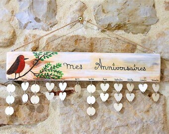 Memo Calendrier Anniversaire Etsy Memo Calendrier Anniversaire Etsy