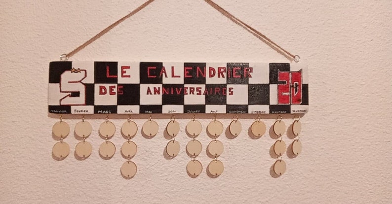 Birthday Calendar Zarco Quartararo Moto Gp Etsy