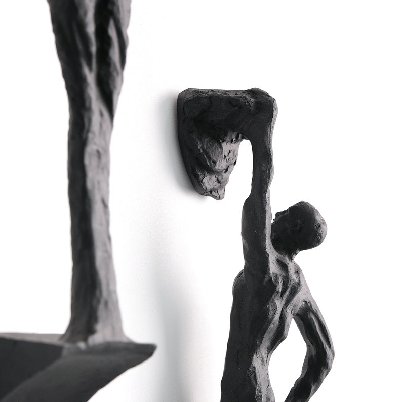 Large X6 Climbing Man Wall Sculpture Climbing Adventurer Etsy Australia