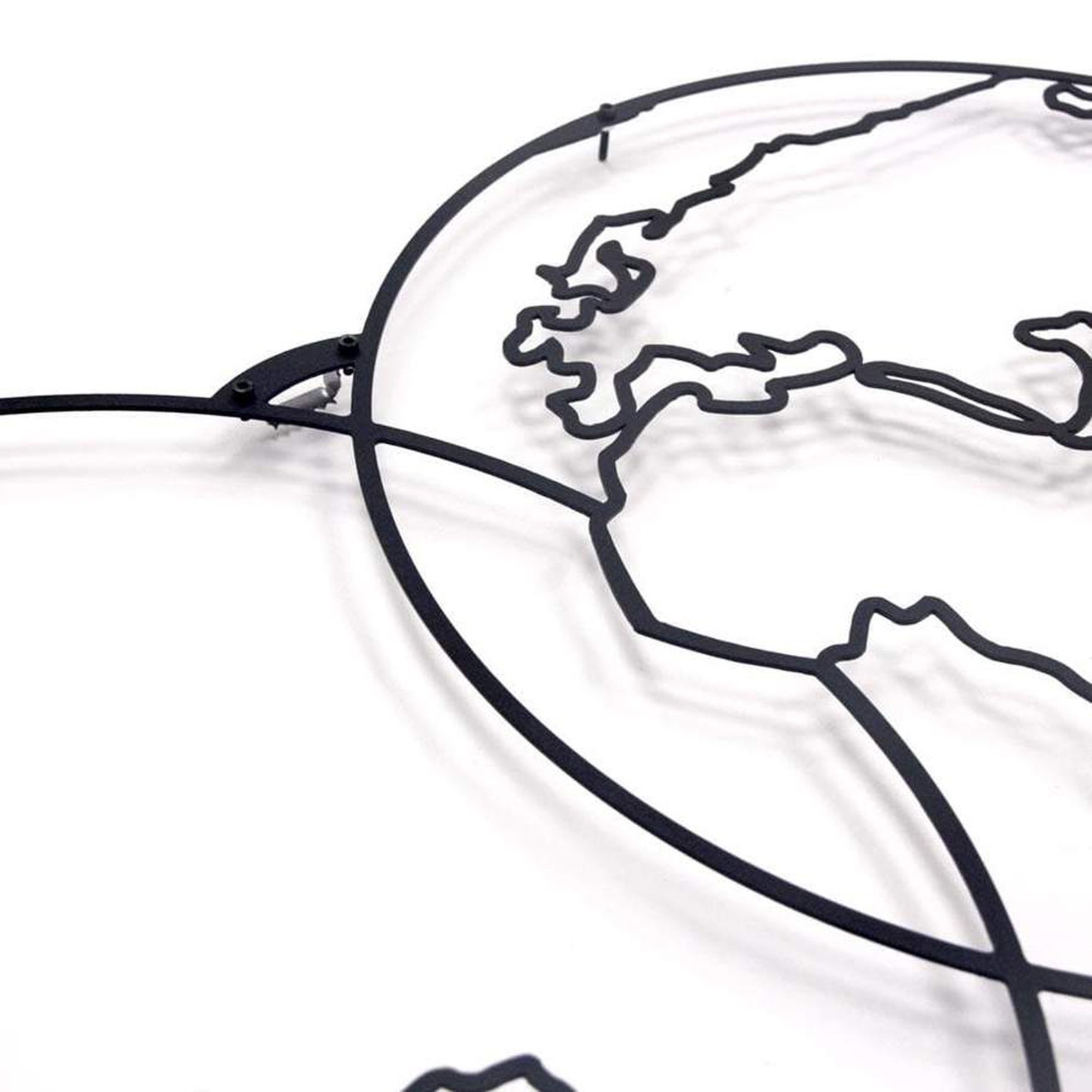 World Map Wall Art Metal World Map Housewarming Gift Etsy