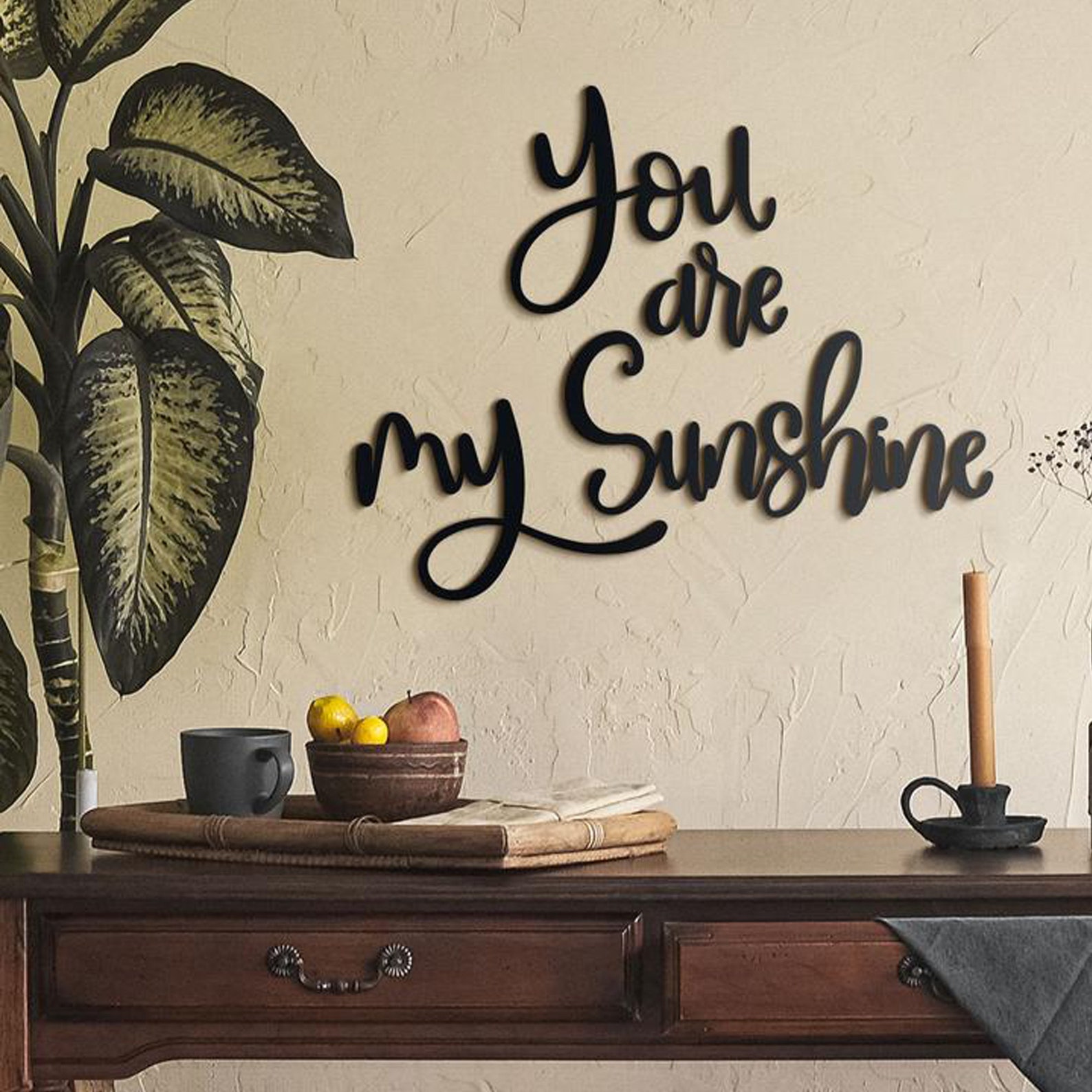 You Are My Sunshine Metal Wall Sign Metal Wall Decor Metal Etsy Australia