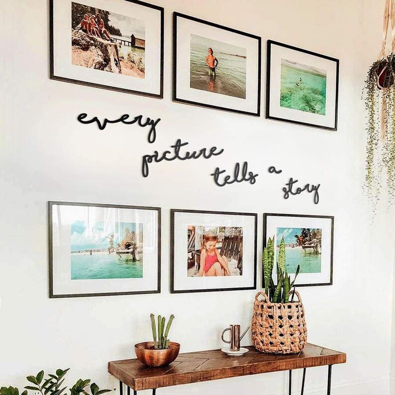 Every Picture Tells a Story metal Wall Art Living Room Wall Etsy
