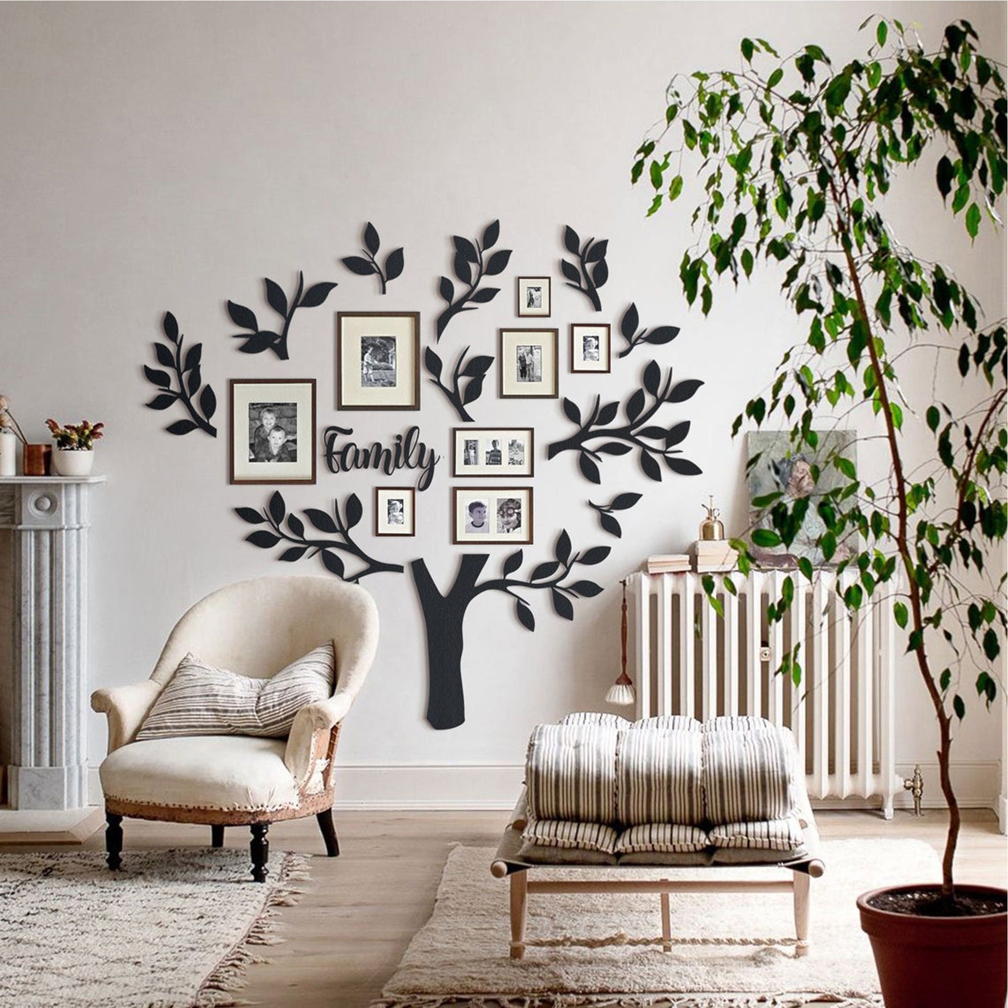 Metal Family Tree Tree Wall Art Large Wall Decor Metal - Etsy Metal Family Tree Tree Wall Art Large Wall Decor Metal - Etsy