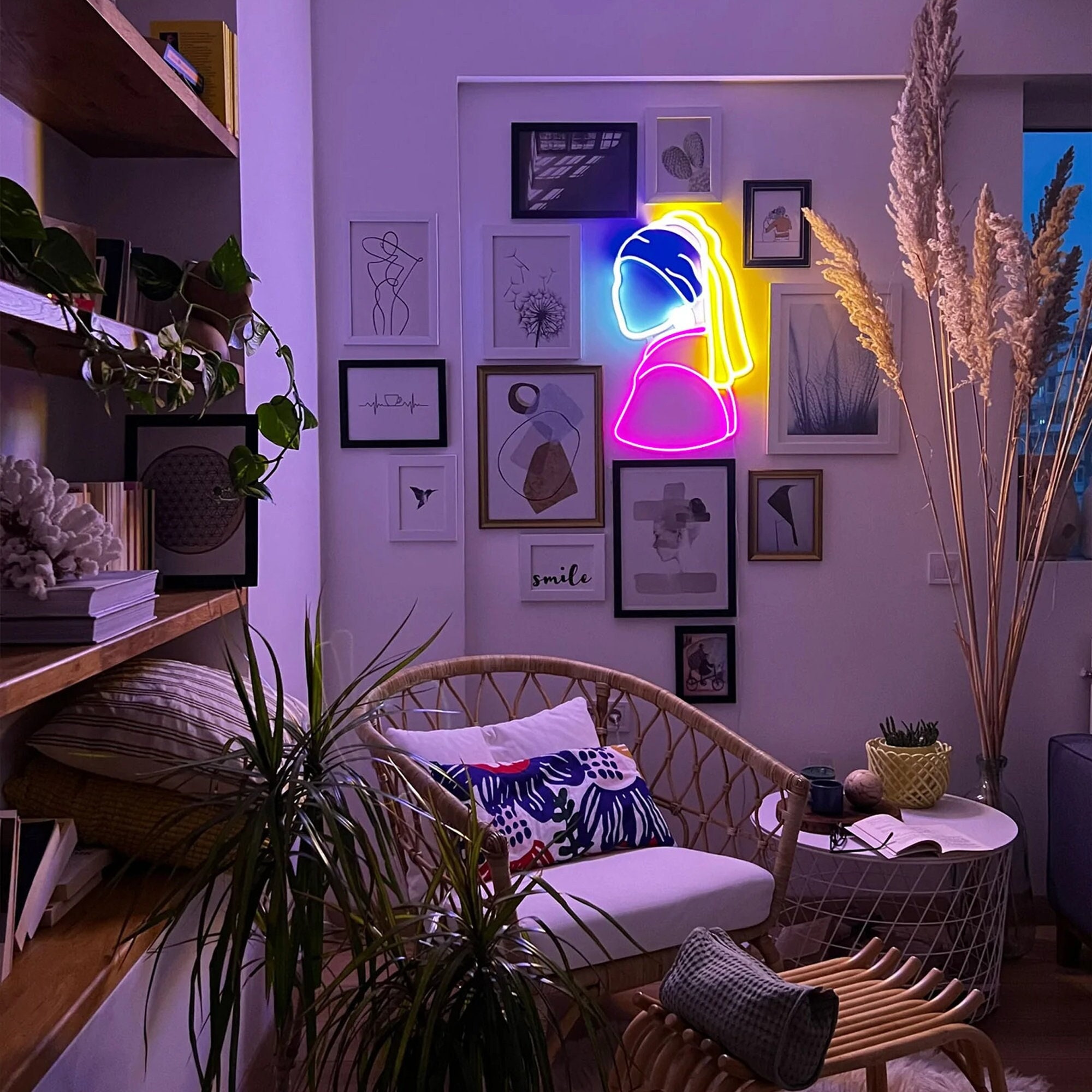 Neon Sign Neon Wall Art Neon Wall Decor Neon Wedding Etsy