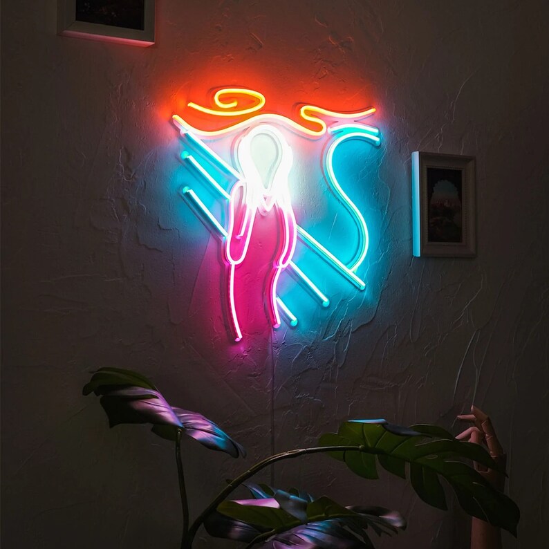 Grito Neon Sing Neon Sign Neon Wall Art Neon Wall Decor Etsy