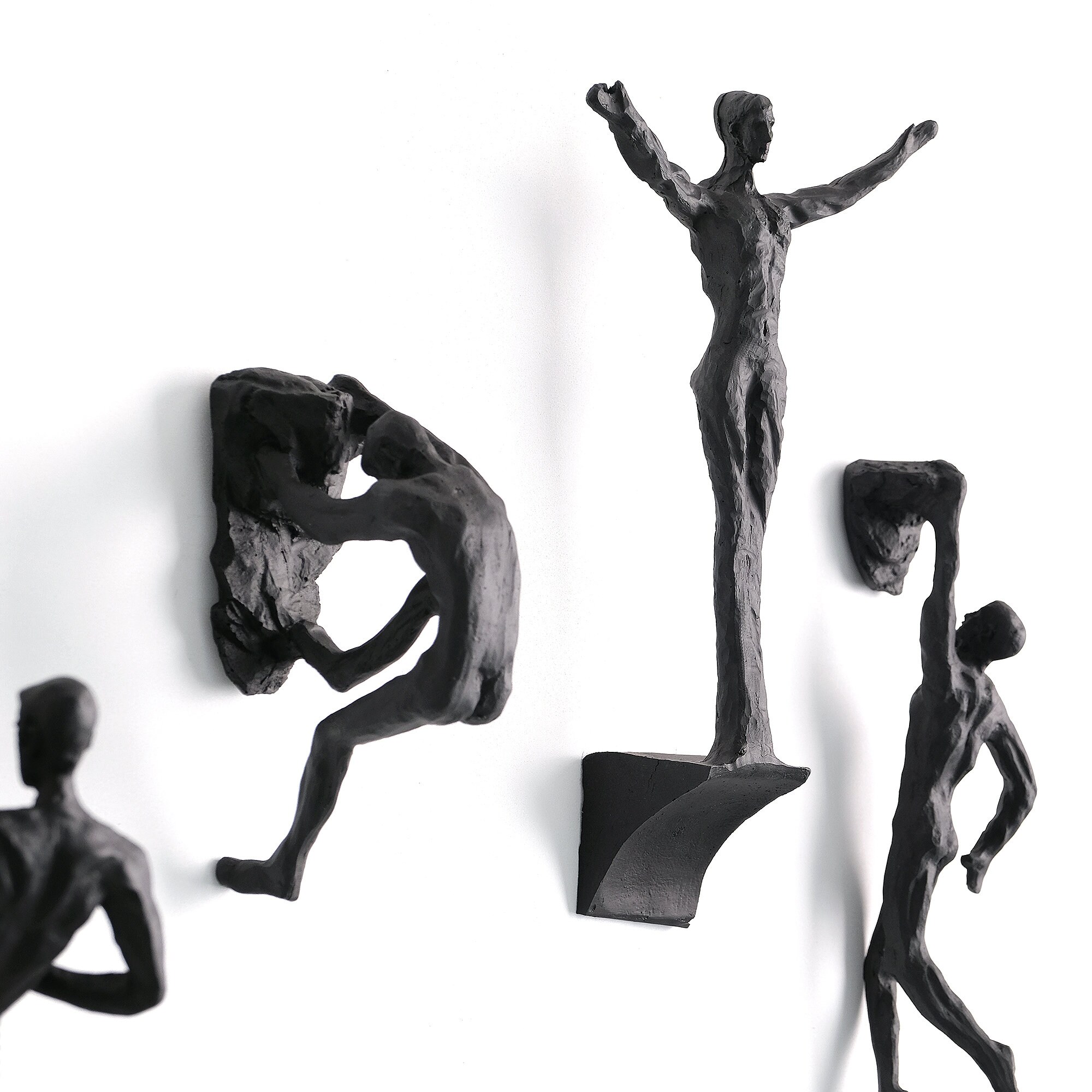 Large X6 Climbing Man Wall Sculpture Climbing Adventurer Etsy Australia