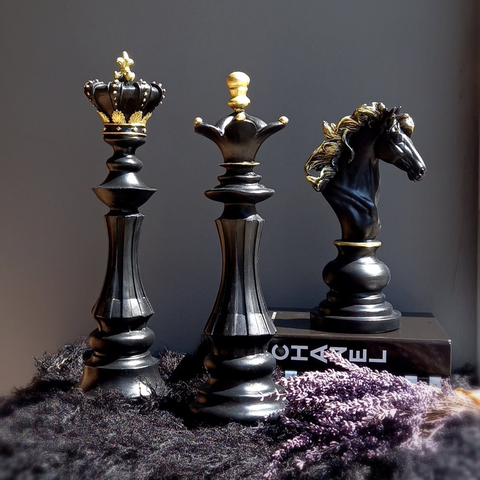 Chess set of 3 Housewarming Gifts Chess Game Home Decor Etsy