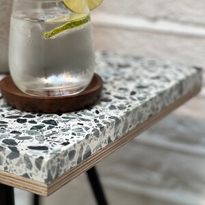 Terrazzo console table deals