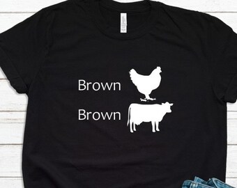 Brown Cow Shirt - Etsy