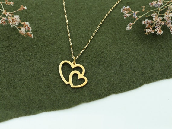 Collana con pendente a cuore in oro bianco 14 carati con diamante - 1,98 carati, purezza SI - Italia