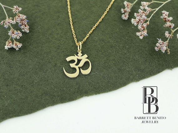 14k gold om pendant deals