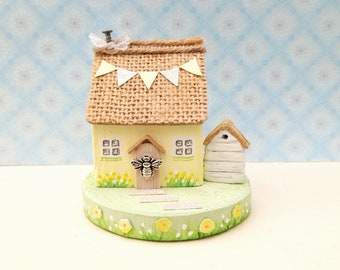 Beehive Cottage Handmade Little Wooden House Home Gift