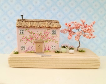 Cherry Tree Cottage Handmade Wooden Cottage Home Gift